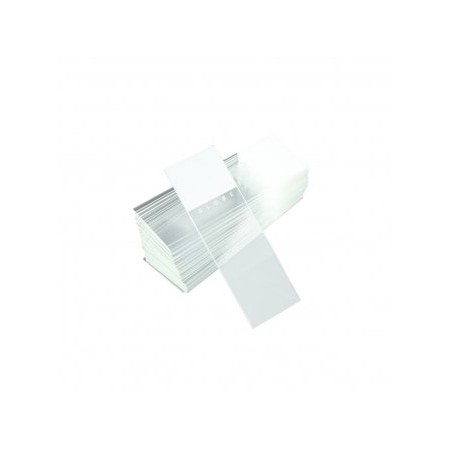 Diamond White Glass Microscope Slides, Frosted, Charged, White, 1440/cs, 1440PK